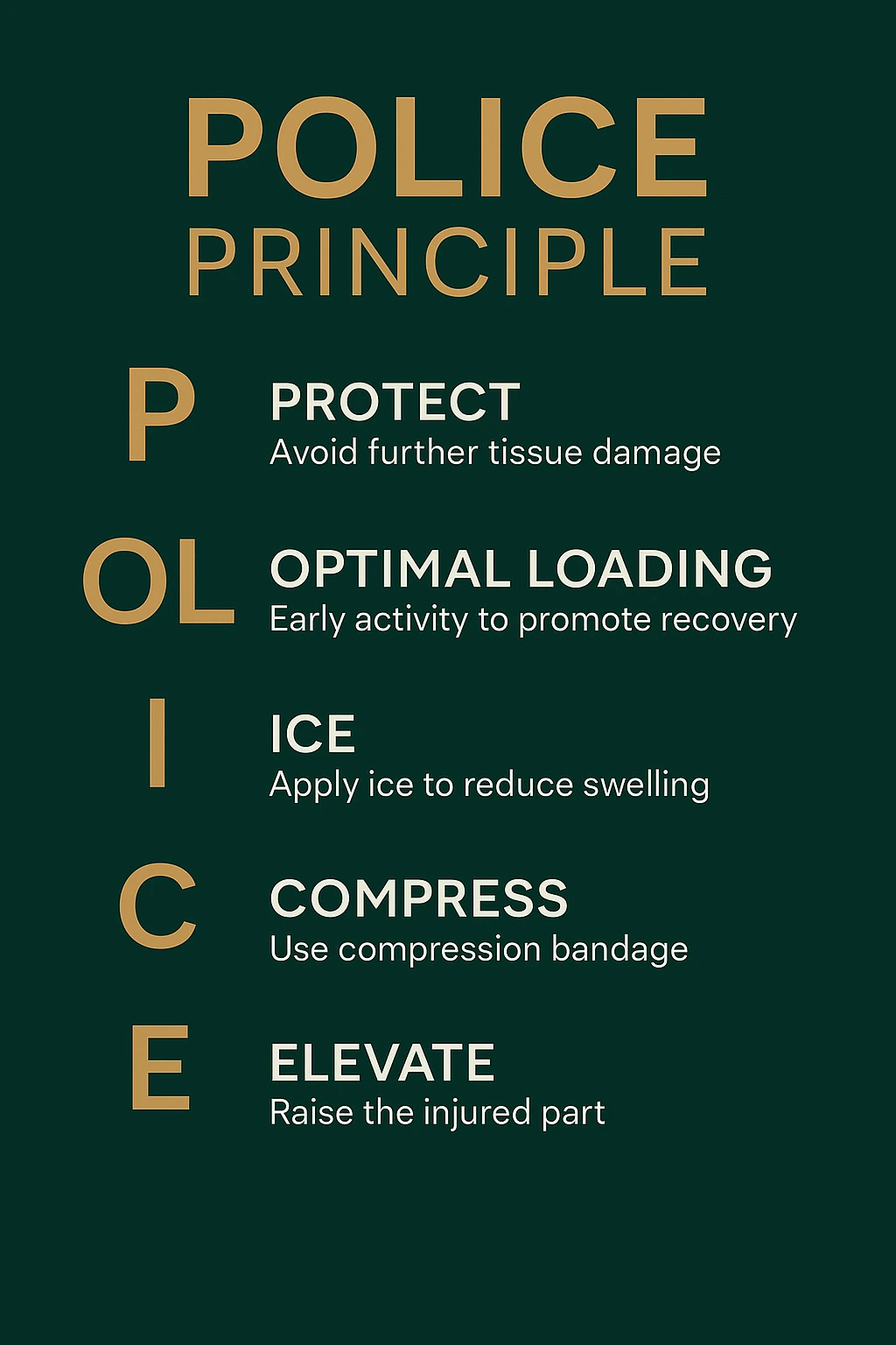 Floyd Lebatie Physio POLICE Principle